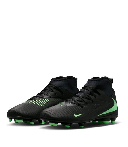 Mens Phantom 6 Firm Ground Football Boots Black Green Nike