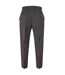 Mens Cotton Straight Leg Trousers Grey Hugo-2