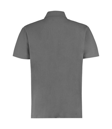 Kustom Kit Mens Regular Fit Workforce Pique Polo Shirt (Dark Gray Marl)