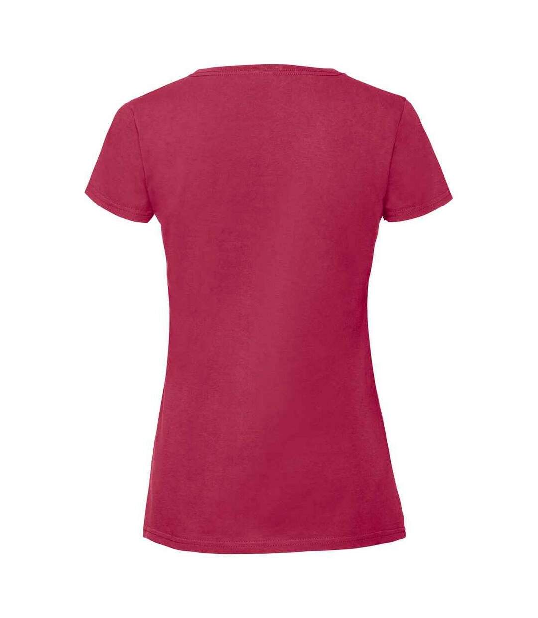 T-shirt Iconic Premium Femme Canneberge Fruit Of The Loom-2