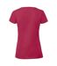 T-shirt iconic premium femme canneberge Fruit of the Loom