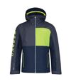 Dare 2B Mens Grey Embargo Waterproof Ski Jacket (Ebony/Electric Lime) - UTRG3834