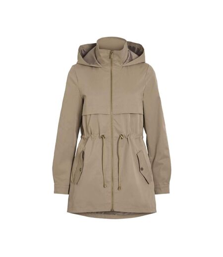 Manteau beige femme vila viria
