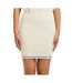 Jupe beige femme calvin klein jeans microcable-1