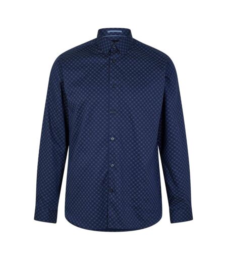 Chemise Habillée Motif/style Géométrique Homme Bleu Marine Ted Baker