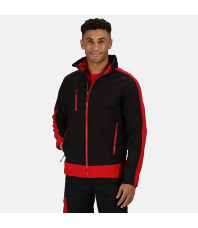 Veste Softshell Homme Noir Rouge Regatta Professional