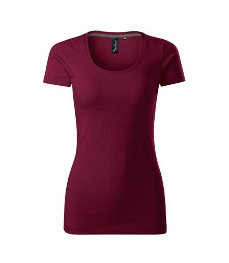 T-shirt Action Femme Bordeaux Malfini