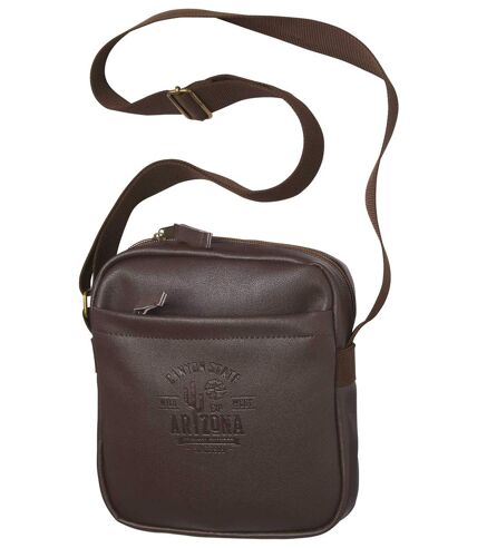 Men's Brown Multi-Pocket Holster Bag
