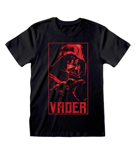Star Wars: Obi-Wan Kenobi - T-shirt - Adulte (Noir / Rouge) - UTHE961