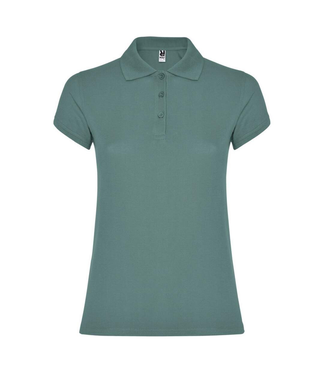 Polo star femme bleu calme Roly