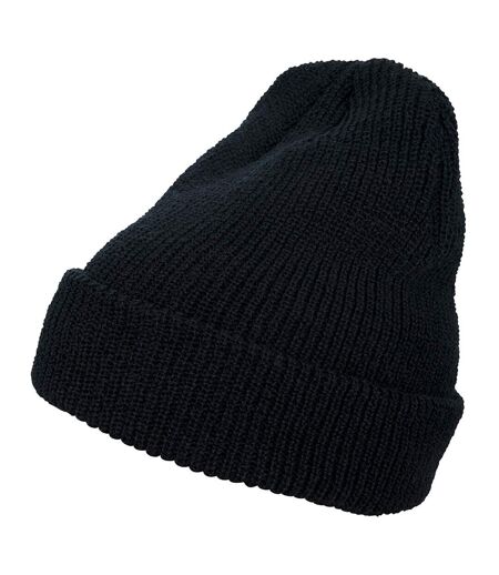 Flexfit Unisex Long Knit Beanie (Black) - UTPC3719