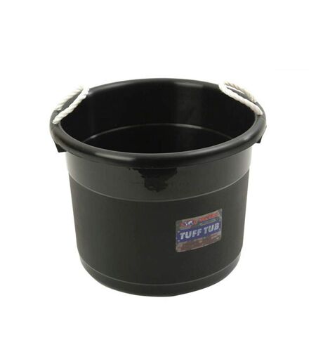 Rope handled tuff tub bucket 39l black Curver