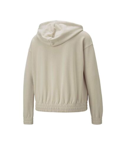 Sweat à capuche Beige Femme Puma Her Hdy - L