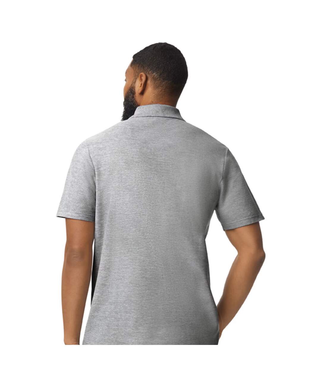 Polo Softstyle Adulte Gris Gildan-3