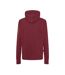 Mens Logo Polycotton Hooded Hoodie Red Money-2