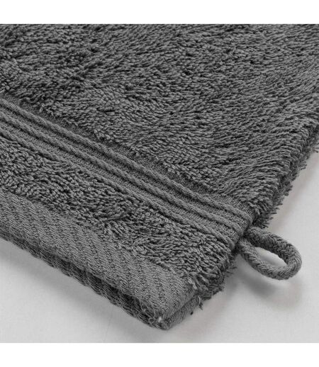 Lot de 2 Gants de Toilette Tendresse 15x21cm Anthracite