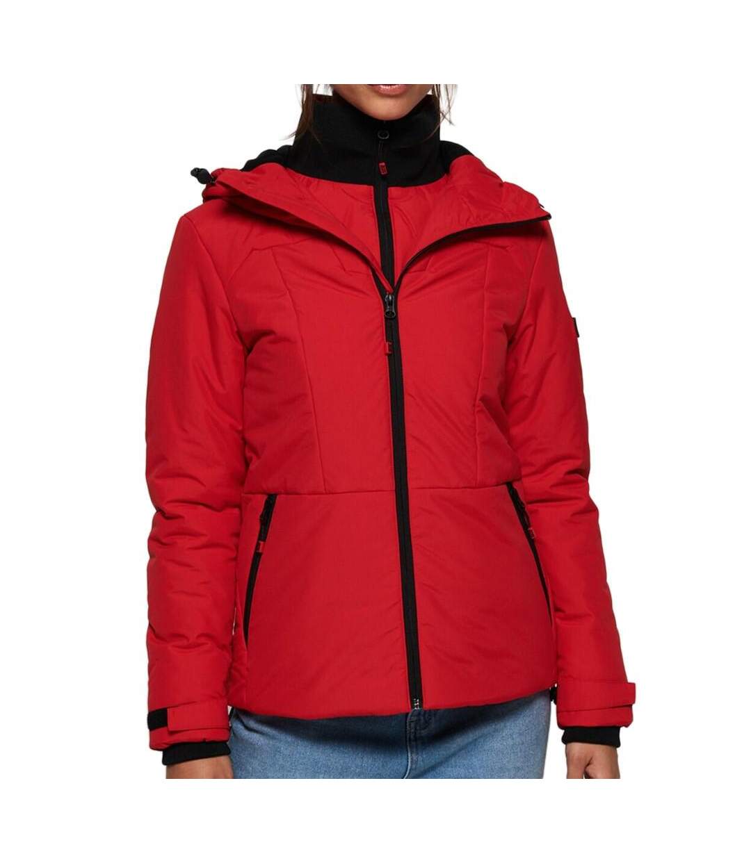 Blouson Rouge Femme Superdry Aeon - 34-1