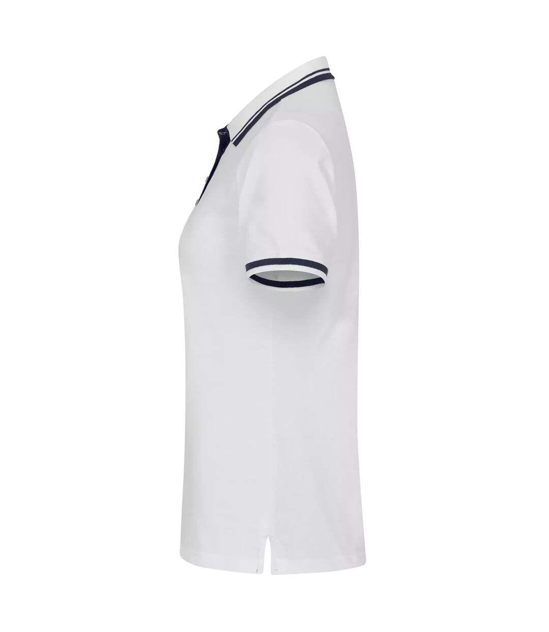 Womens/ladies Astoria Polo Shirt White Clique-3