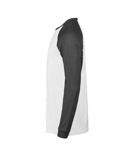 T-shirt Manches Longues Motif/style Balle De Baseball Unlabeled Homme Blanc Noir Tee Jays