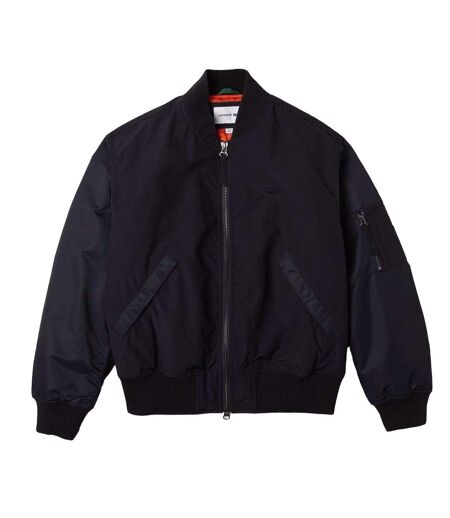 Blouson Aviateur Style Logo Homme Bleu Marine Lacoste