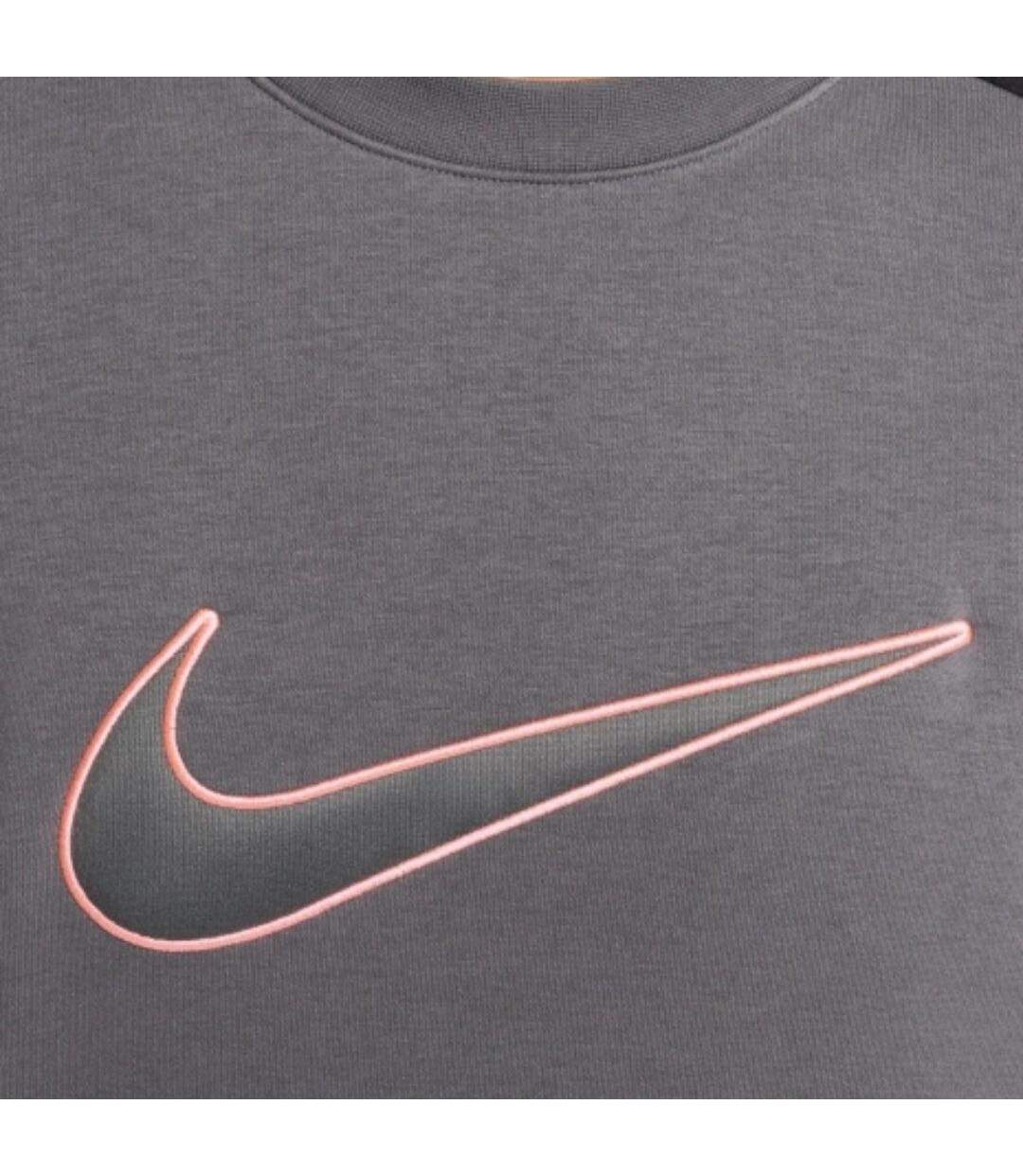 Sweat Motif/style Swoosh Homme Gris Nike-4