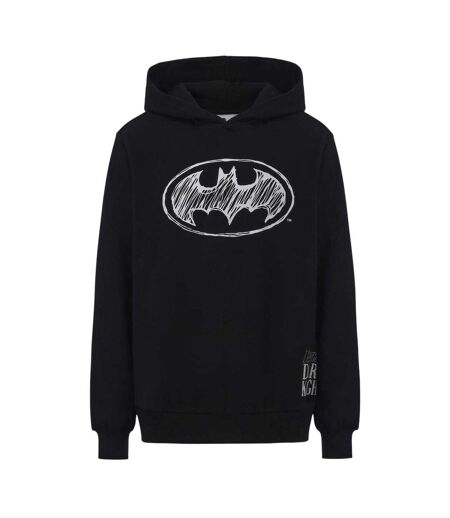 Mens Dark Knight Hoodie Black Batman