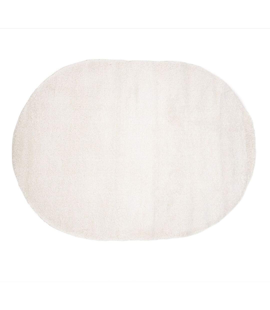 Tapis Déco Ovale Walter 240x340cm Blanc-1
