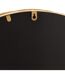 Miroir Mural en Métal Design Aurora 60cm Or-5