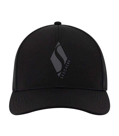 Mens Diamond Logo Baseball Cap Black Skechers