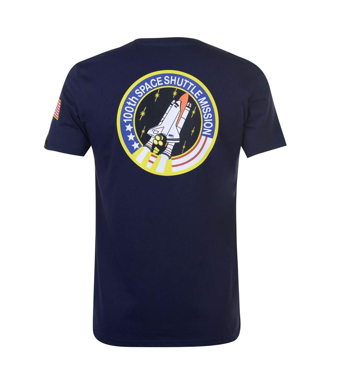 T-shirt Motif/style Navette Alpha Industries Homme Bleu Marine Foncé NASA-2