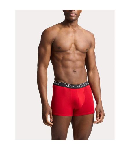 Pack Of 3  Mens Boxer Shorts  Black Heather Grey Red Marl Ralph Lauren