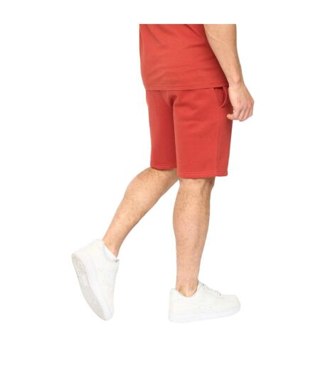 Mens Kensby Shorts Red Crosshatch
