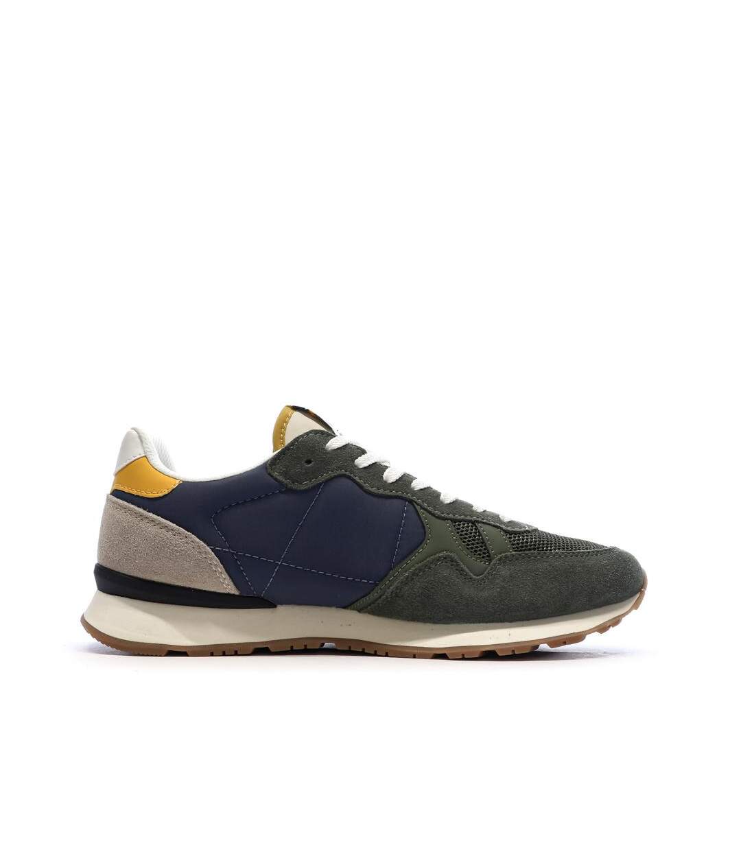 Baskets vertes homme pepe jeans brit prints-2