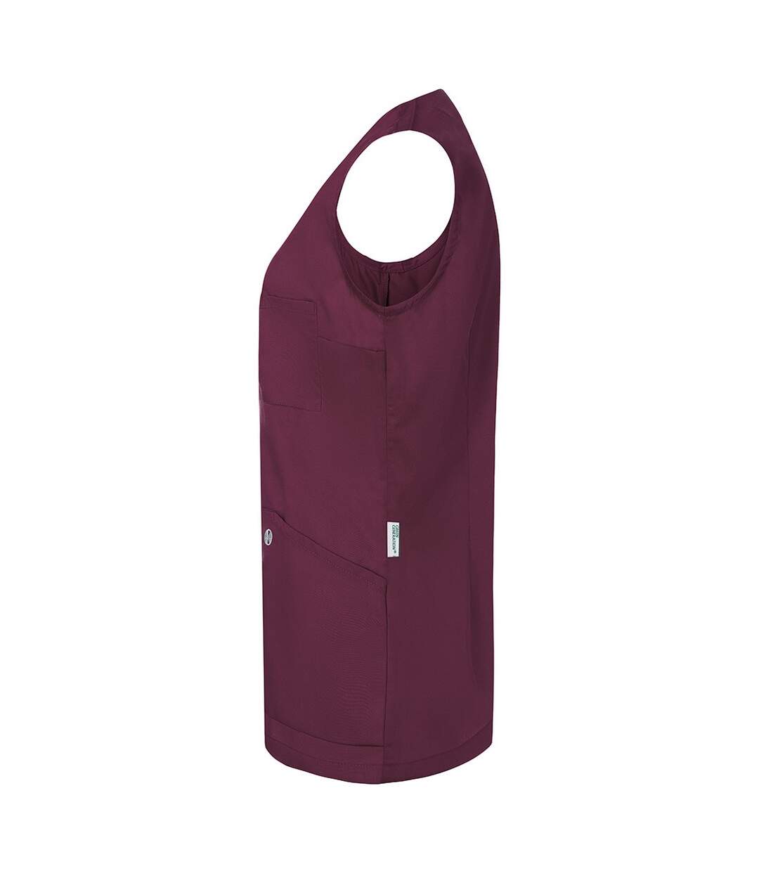 Womens/ladies Essential Sleeveless Work Tunic Aubergine Karlowsky-3