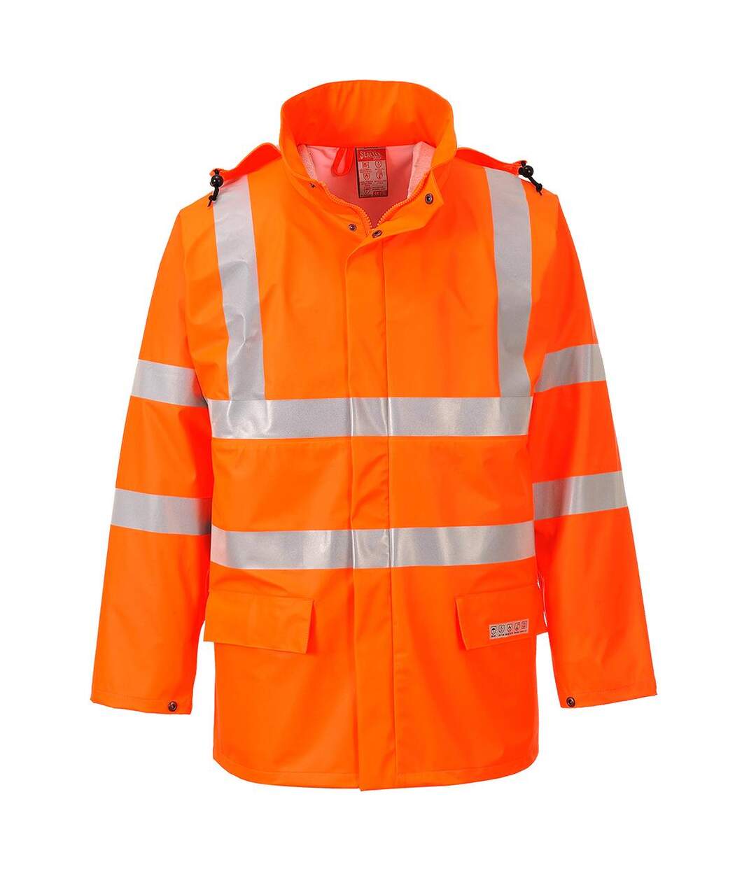 Mens hi-vis sealtex flame hi-vis reflective jacket orange Portwest