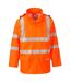 Portwest Mens Hi-Vis Sealtex Flame Hi-Vis Reflective Jacket (Orange) - UTPW834