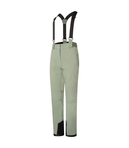 Womens/ladies effused ii waterproof ski trousers duck green Dare 2B