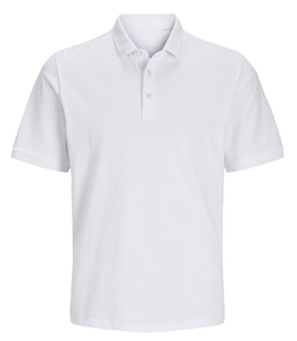 Polo manches courtes - JACK&JONES - Unisexe - JJ7556 - blanc