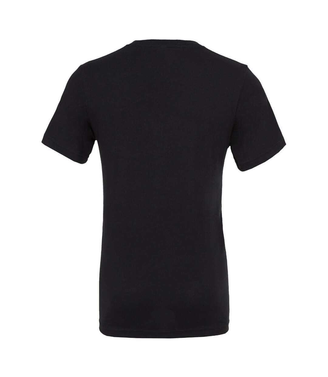 Canvas t-shirt à col v 100% coton homme noir Bella + Canvas