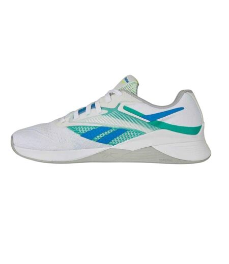 Womens/ladies Nano X4 Shoes White Green Reebok