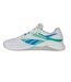 Womens/ladies Nano X4 Shoes White Green Reebok-3
