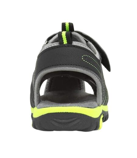 Sandales Pebble Enfant Vert Kaki Foncé Vert Fluo Hi-Tec