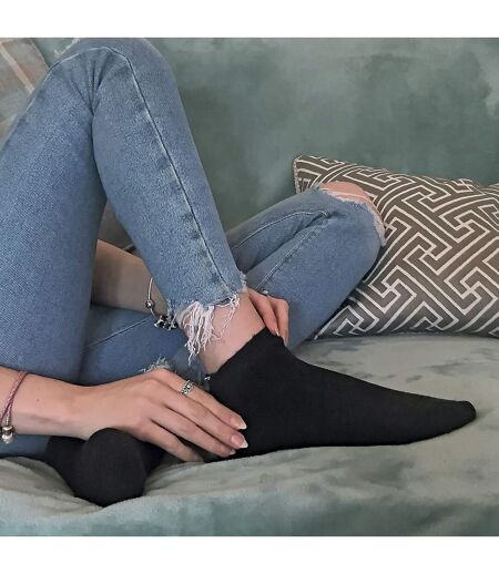 Ladies Cushioned Low Cut Thermal Trainer Socks