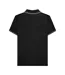 Polo Motif/style Pied-de-poule Homme Noir Gris Lambretta-2