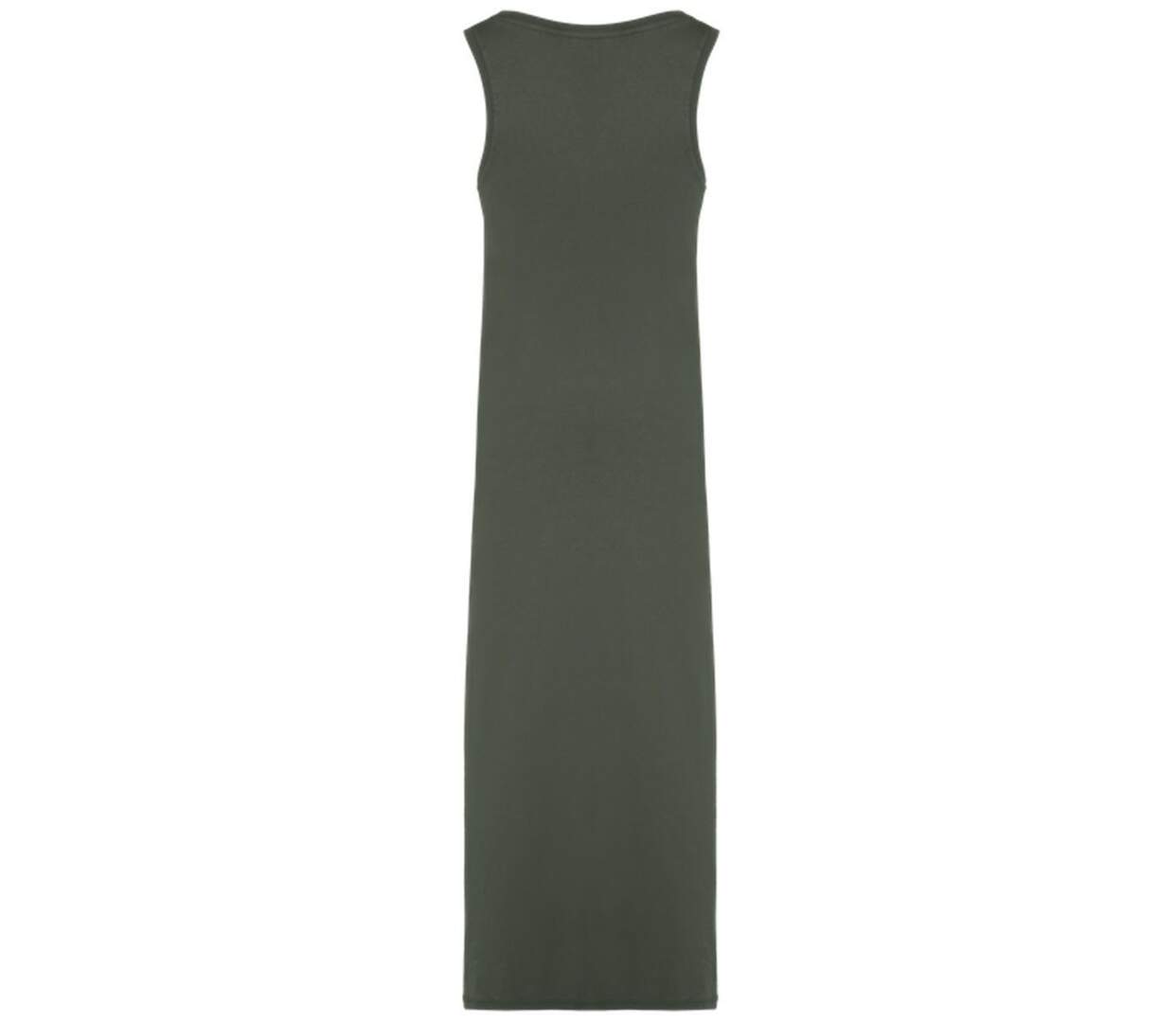 Robe en jersey - Femme - PAT5012 - vert kaki-2