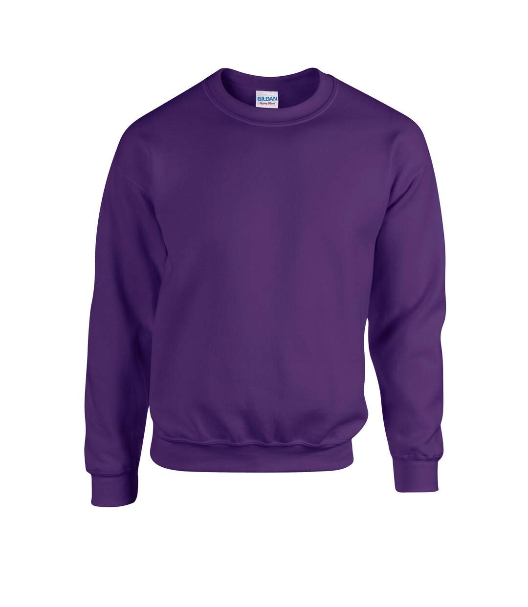 Mens Heavy Blend Sweatshirt Purple Gildan-1