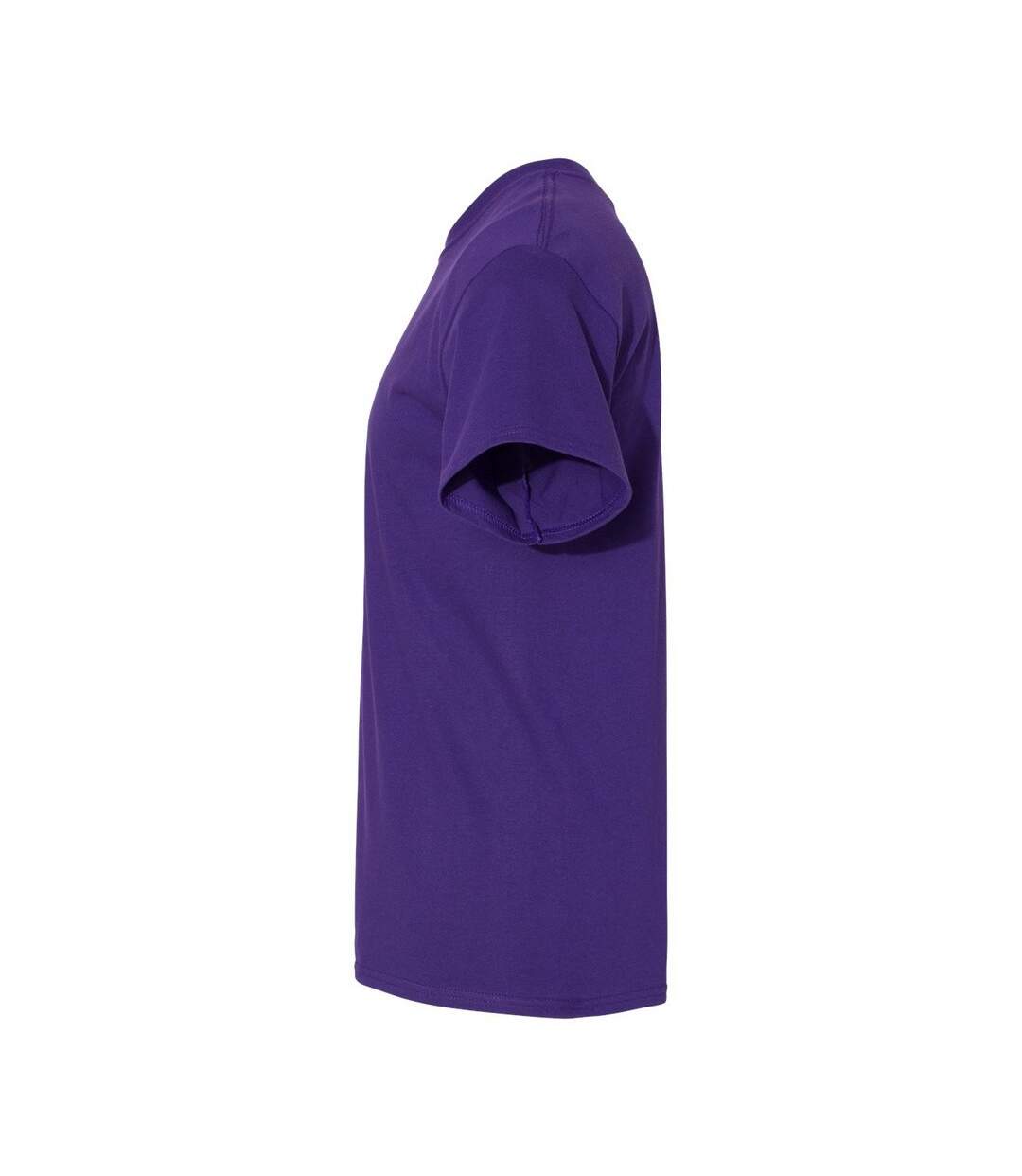 Mens Heavy Cotton T-shirt Purple Gildan-3