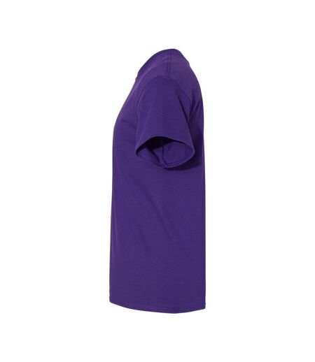 Mens Heavy Cotton T-shirt Purple Gildan
