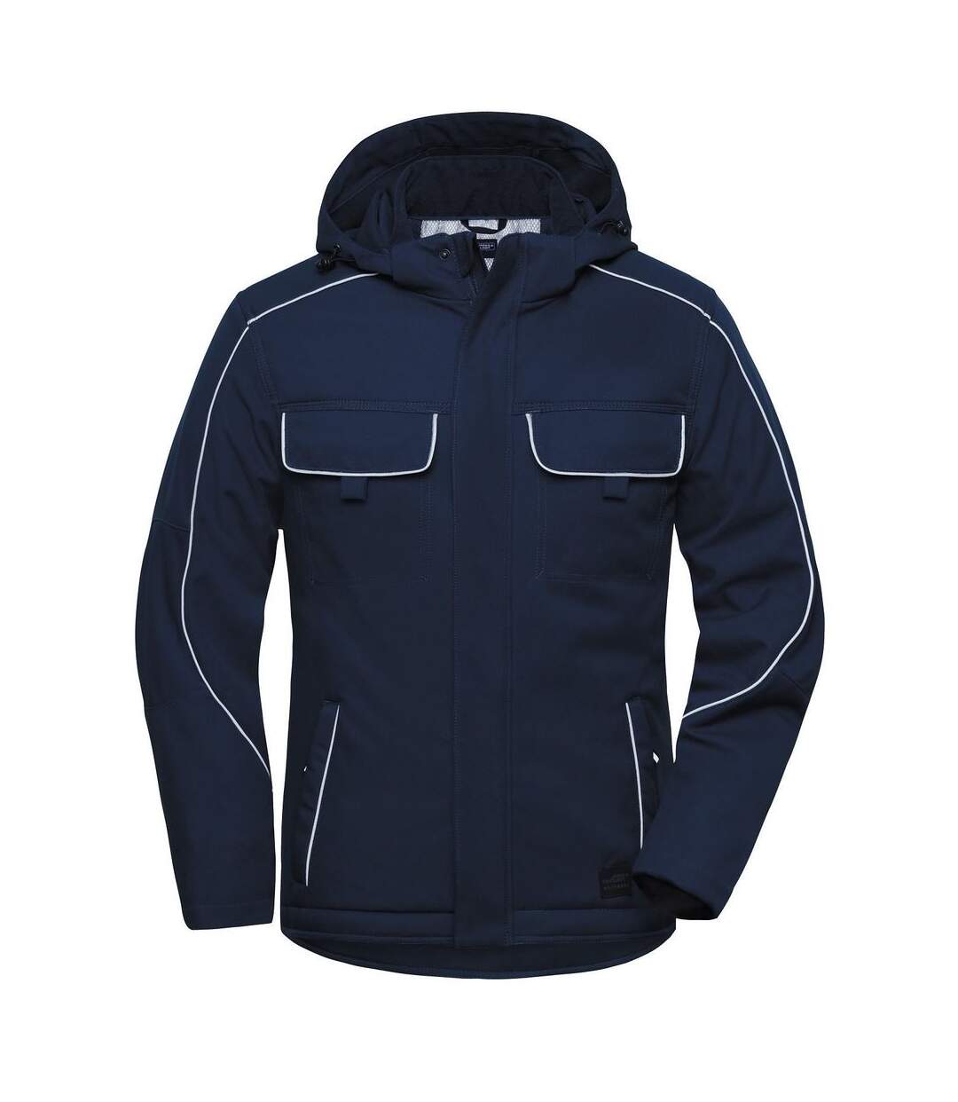 Veste blouson de travail rembourrée softshell - JN886 - bleu marine