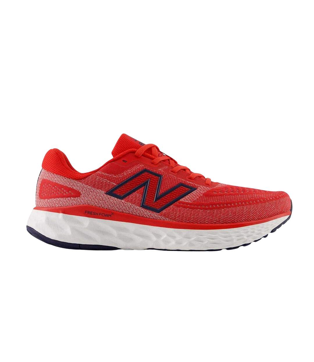 Mens Evoz V4 Shoes Fire Red Navy New Balance-1